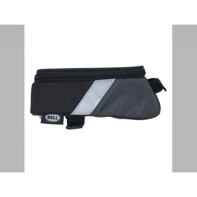 Bell Sports Stowaway Fabric 450 Top Tube Phone Storage Bag Black/Silver, Pack of 2