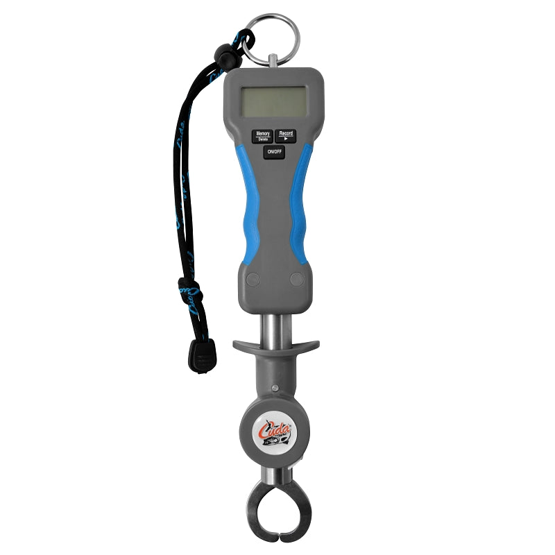 Cuda 23078 Digital Grip and Weigh, 50 lb Capacity, Backlit Digital Display, Blue/Gray