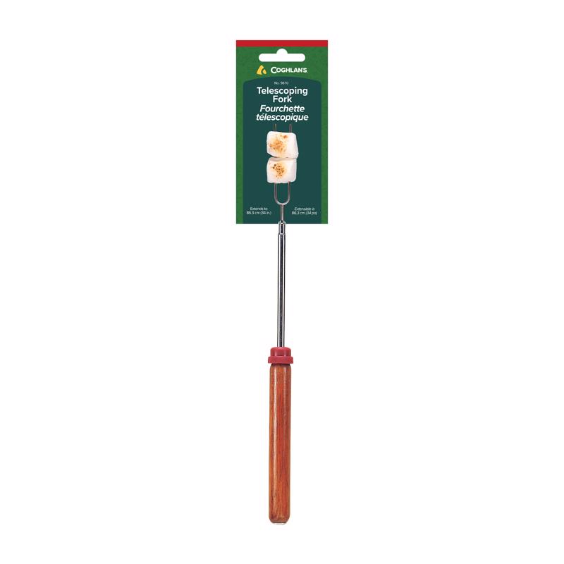 Coghlan's Silver Telescoping Fork 1/2 in. W X 34 in. L 1 pk