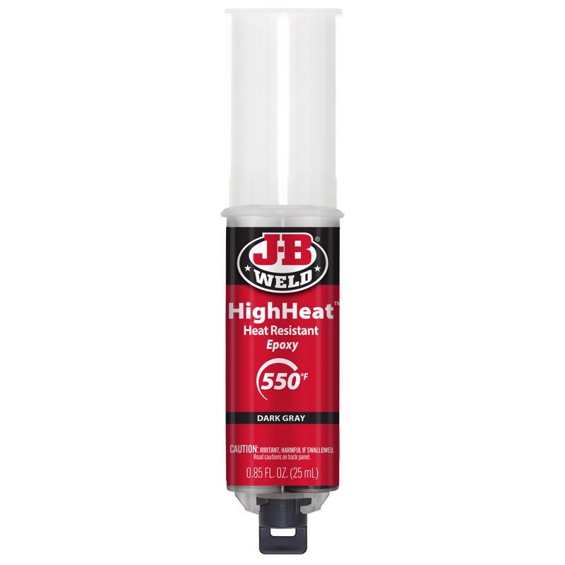 J-B Weld High Heat High Strength Acrylic Dark Gray Epoxy 0.85 oz