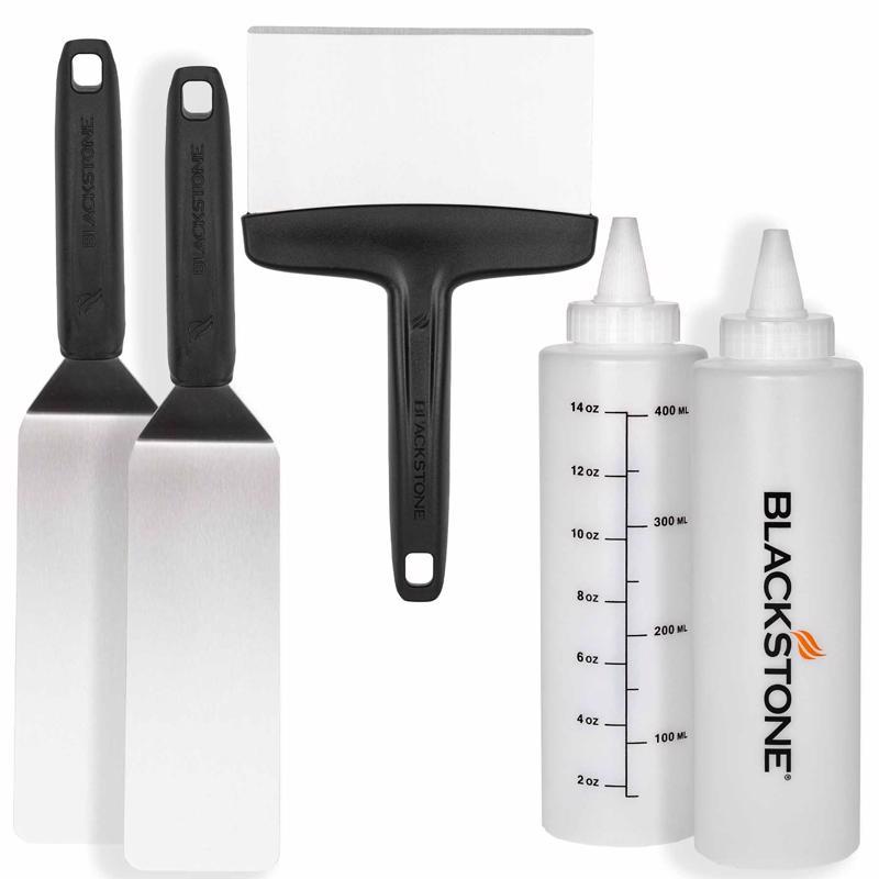 Blackstone Stainless Steel Silver Griddle Tool Set 5 pc, Pack of 4