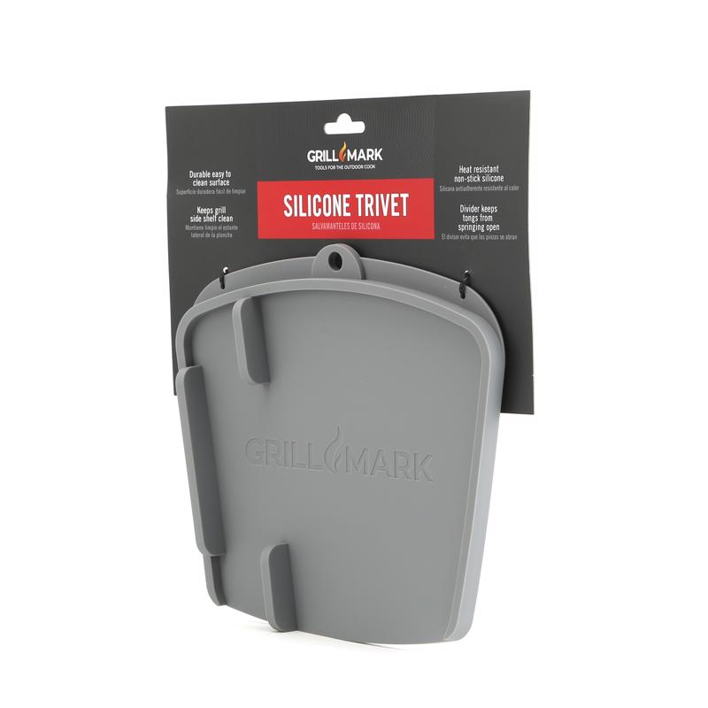 Grill Mark Plastic Gray Spatula Mat 1 pk
