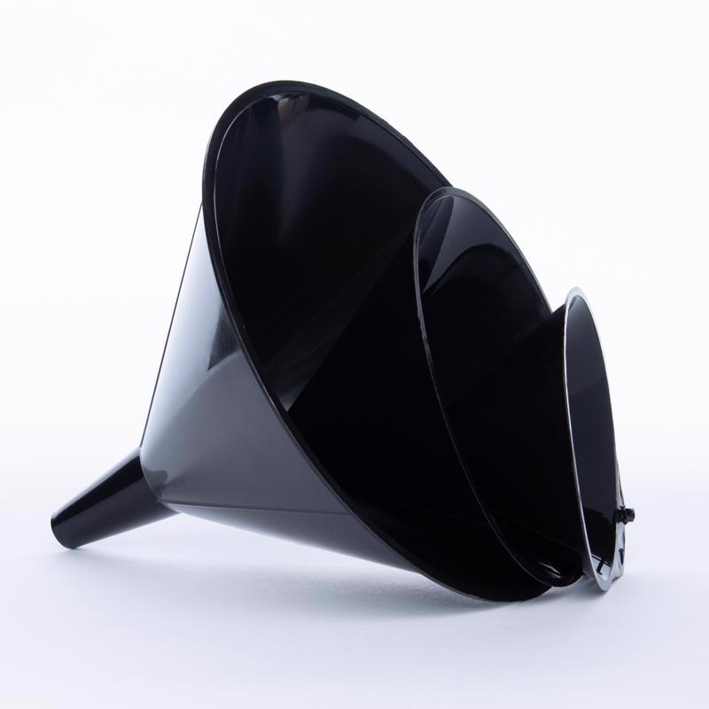 Shop Craft Black Plastic Funnel Set, Pack of 6