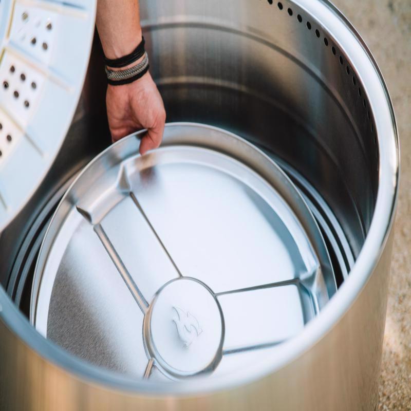 Solo Stove Yukon 2.0 27 in. W Stainless Steel Round Multi-Fuel Fire Pit