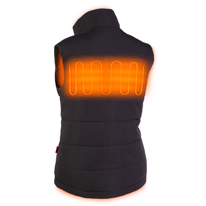 Milwaukee M12 Axis M Sleeveless Women's Full-Zip Heated Vest Black