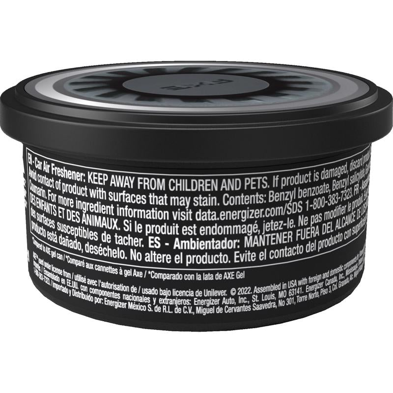 AXE Black Frozen Pear and Cedarwood Scent Car Air Freshener 0.84 oz Gel 1 pk, Pack of 6