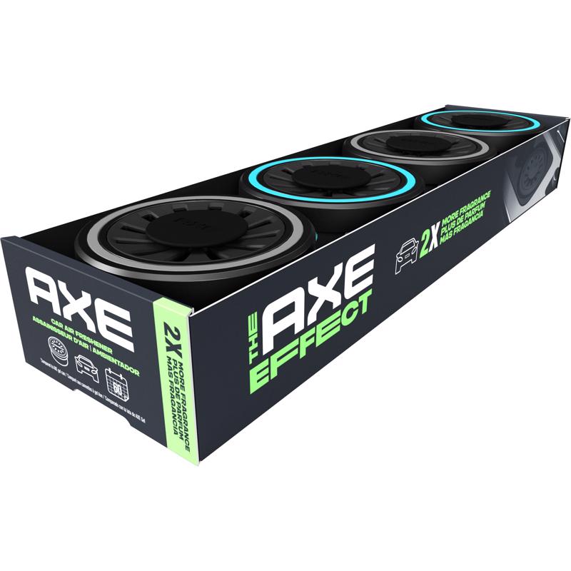 AXE Apollo Sage and Cedarwood Scent Car Air Freshener 0.84 oz Gel 1 pk, Pack of 6