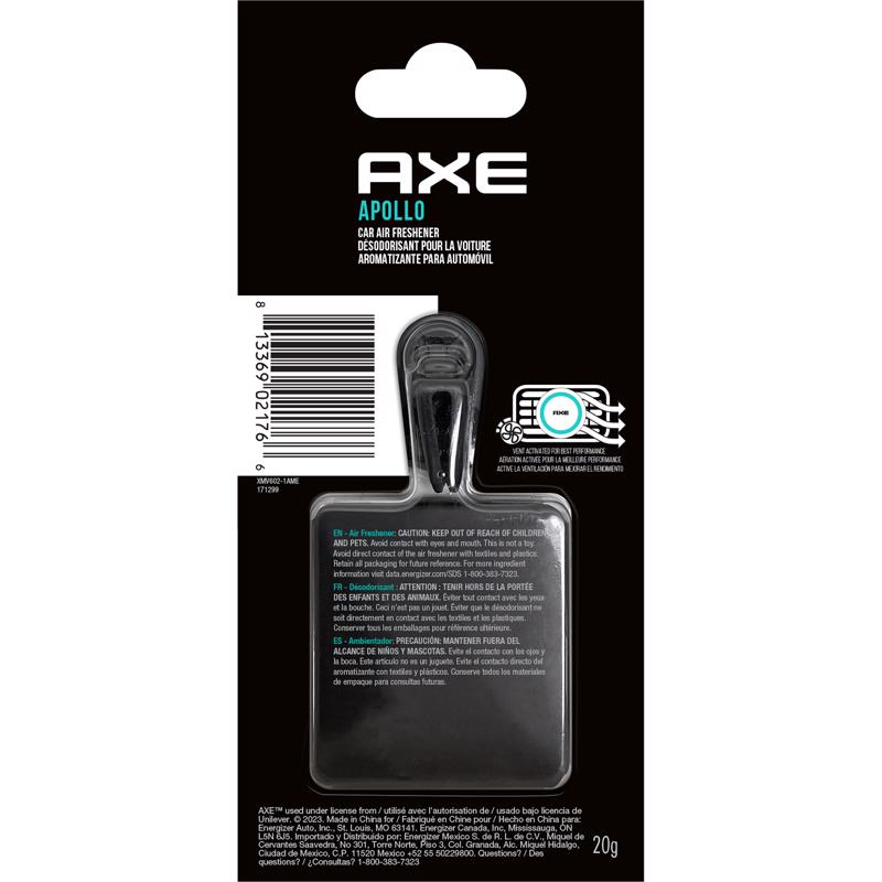 AXE Apollo Mini Vent Clip 1 pk, Pack of 6