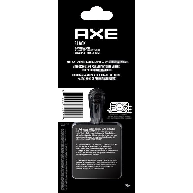 AXE Black Mini Vent Clip 1 pk, Pack of 6