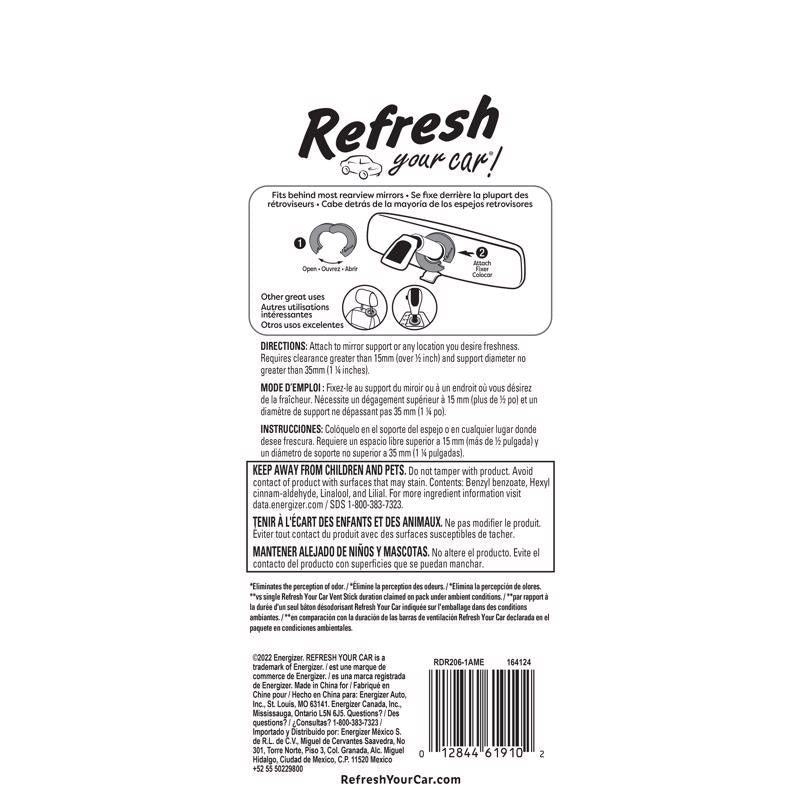 Refresh Your Car! Air Freshener 1 pk, Pack of 6