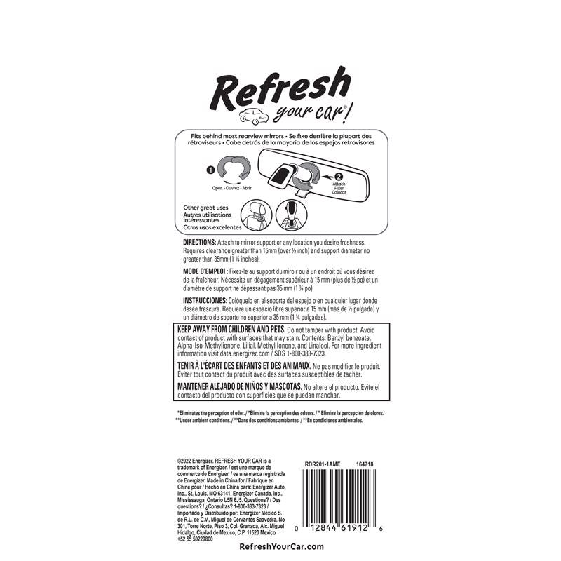 Refresh Your Car! Fresh Linen Air Freshener 1 pk, Pack of 6