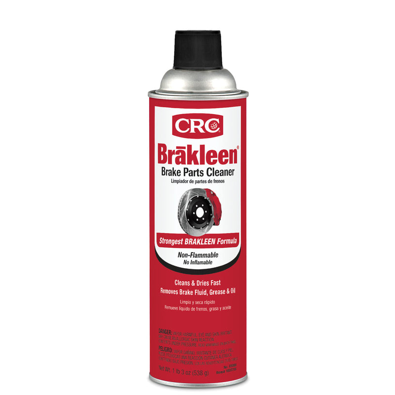 CRC Brakleen Chlorinated Nonflammable Brake Parts Cleaner 19 oz, Pack of 12