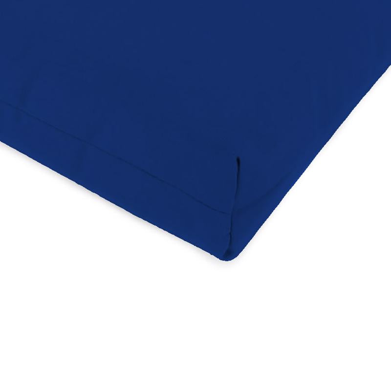 Jordan Manufacturing Blue Polyester Chair Cushion 4 in. H X 22 in. W X 44 in. L