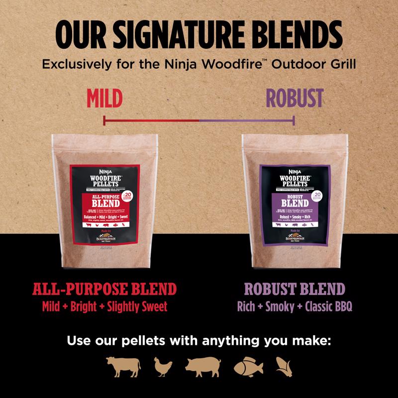 Ninja Woodfire All Natural Robust Blend Smoke Pellets 2 lb