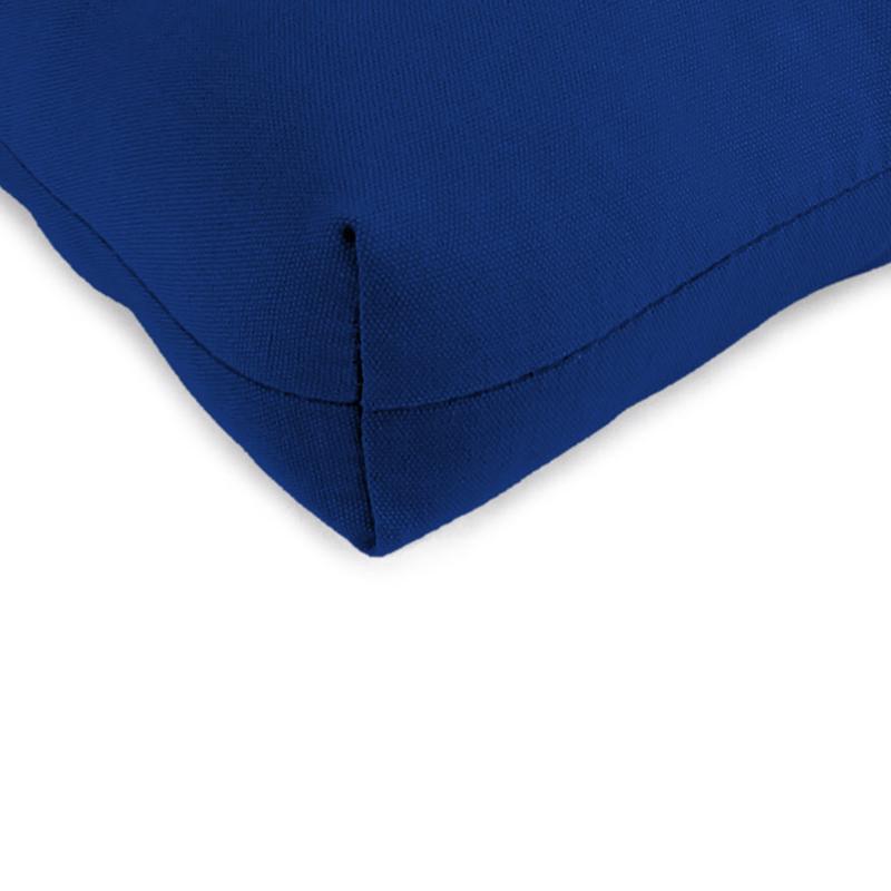Jordan Manufacturing Blue Polyester Wicker Seat Cushion 4 in. H X 19 in. W X 19 in. L, Pack of 8