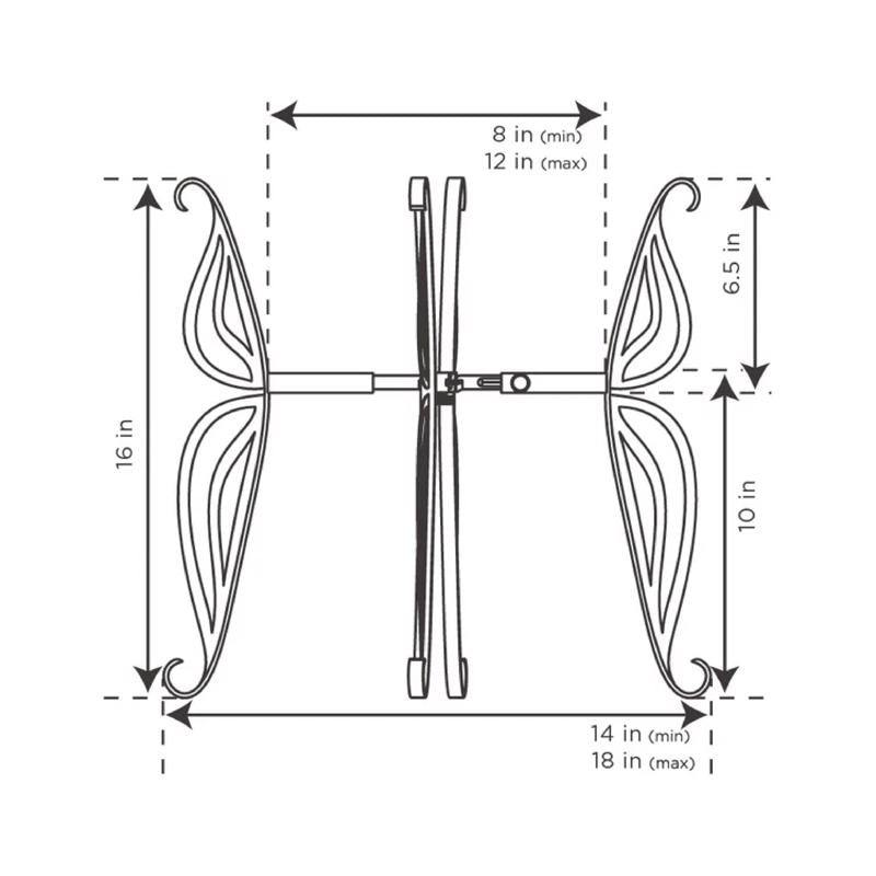 Gardien Black Steel Plant Stand