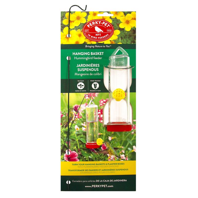 Perky-Pet Hummingbird 3 oz Plastic Bottle Nectar Bird Feeder 1 ports