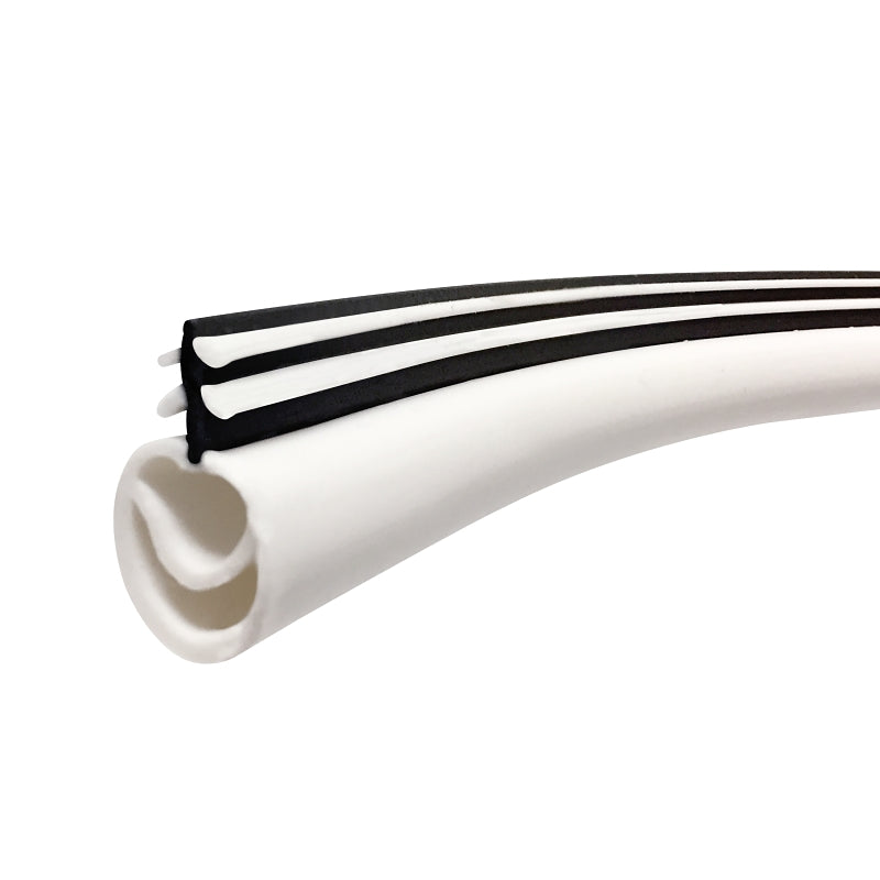 Frost King T81-BW Door Weatherseal Replacement, 3/8 in W, 81 in L, PVC, Black