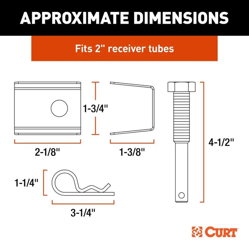 CURT Anti-Rattle Hitch Kit