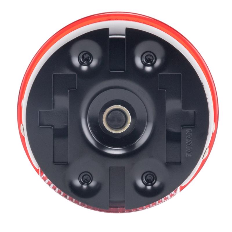 Hopkins Red Round Stop/Tail/Turn Light/Signal, Pack of 2