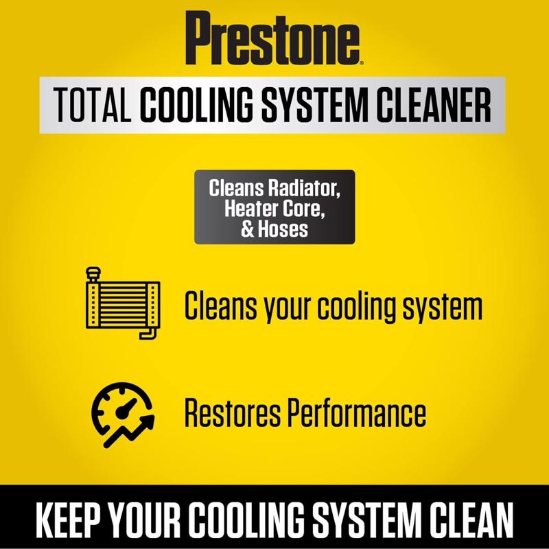 Prestone Cooling System Rust Remover and Flush For Multi-Purpose 32 oz, Pack of 6