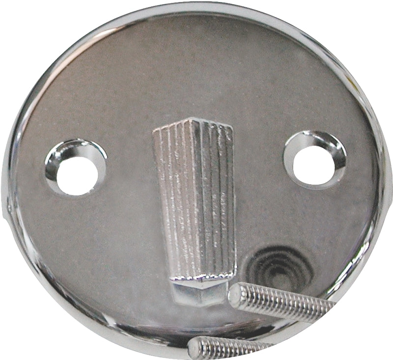 ProSource 24354 Bathtub Face Plate, Silver, Chrome