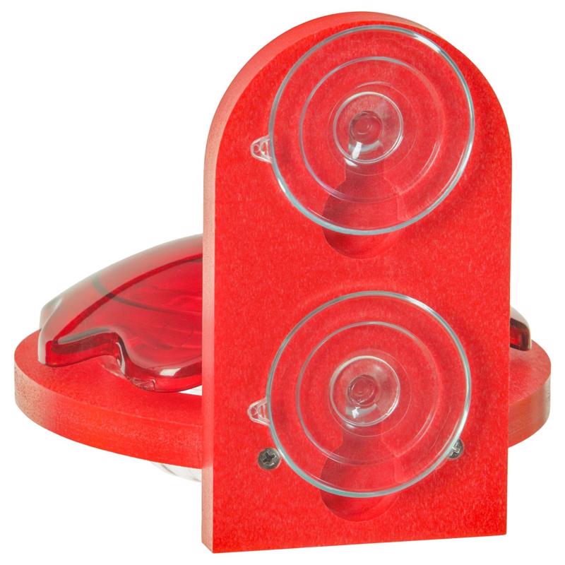 Birds Choice Hummingbird 3.5 oz Plastic Window Bird Feeder, Pack of 4