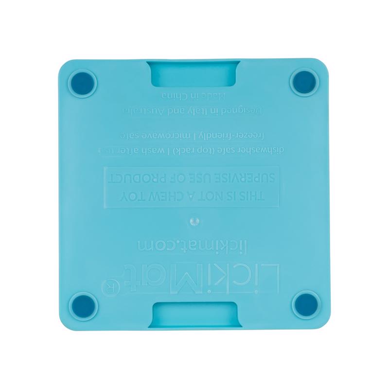LickiMat Mini Tuff Buddy Turquoise Plastic Slow Feeder For Dogs