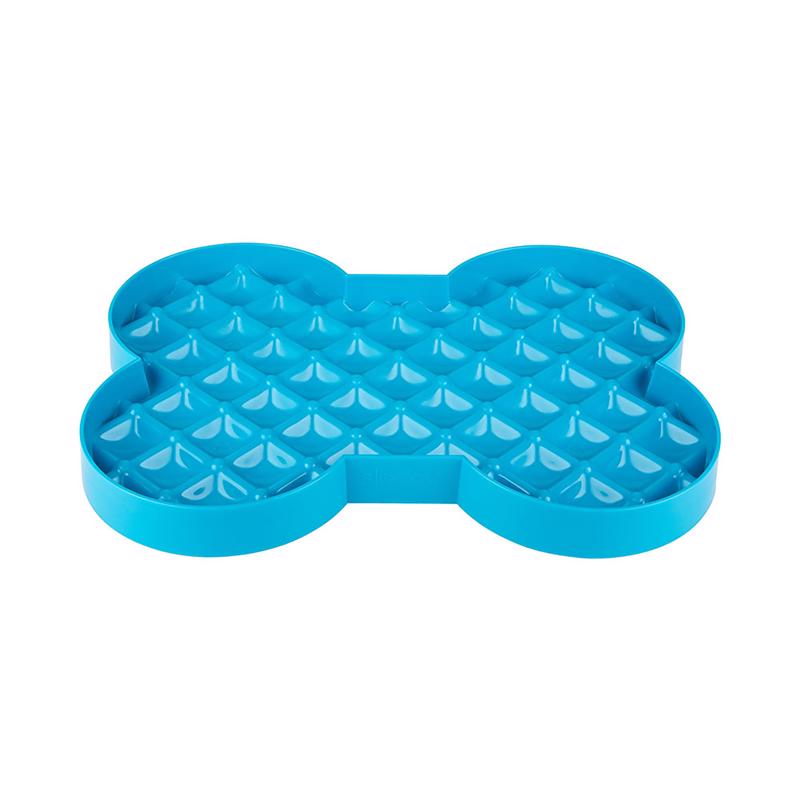 LickiMat Slodog Turquoise Puzzle Plastic Slow Feeder For Dogs