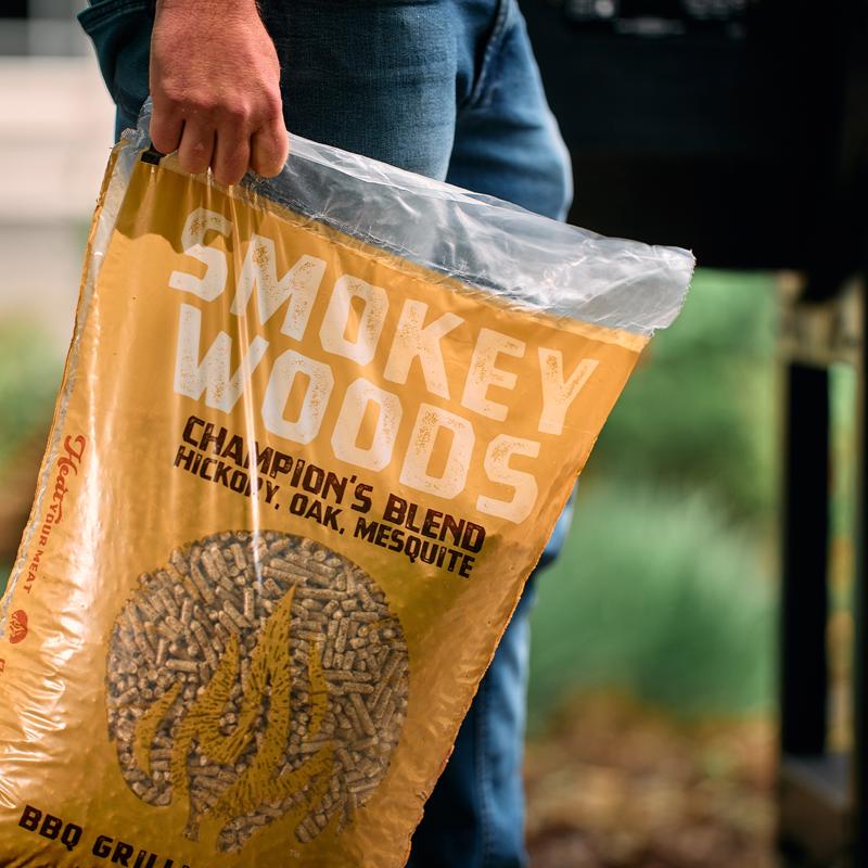 Smokey Woods Hardwood Pellets All Natural Hickory/Mesquite/Oak 20 lb
