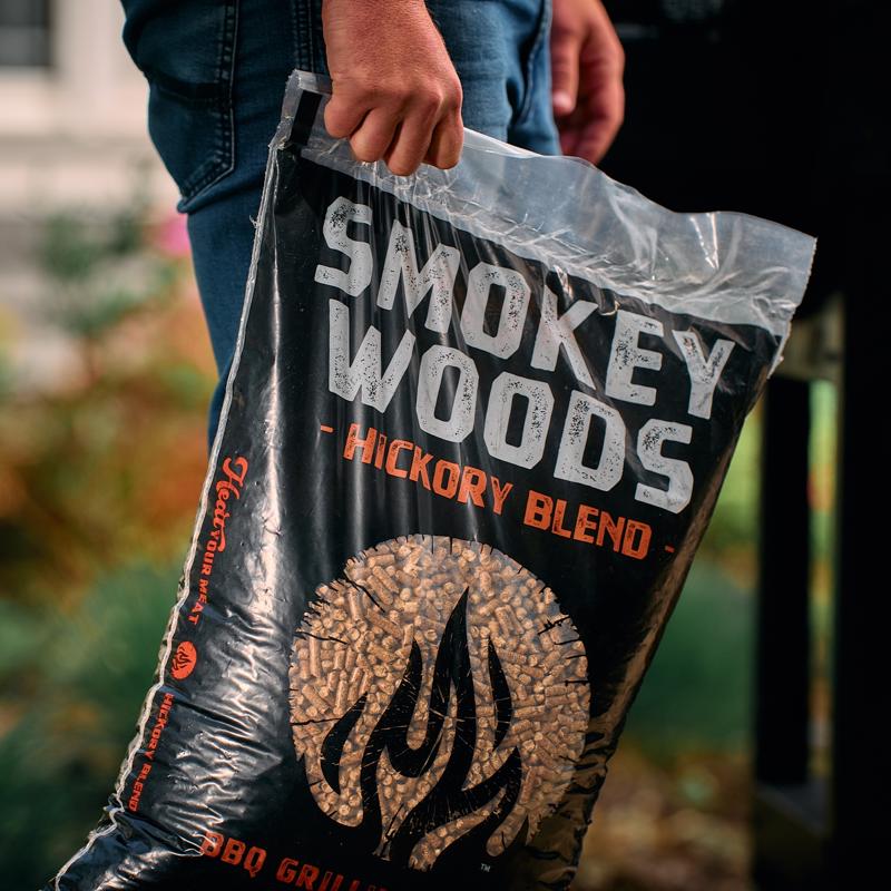 Smokey Woods Hardwood Pellets All Natural Hickory 20 lb