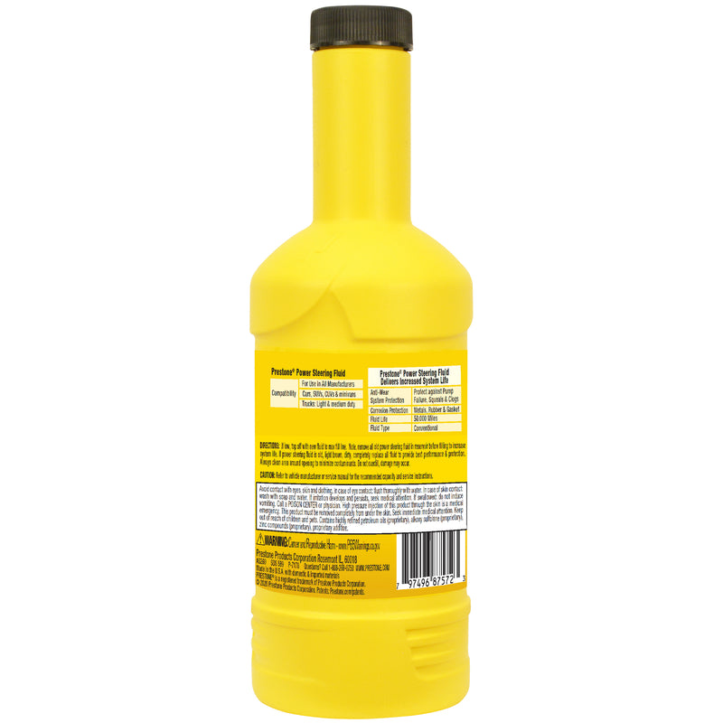 Prestone Power Steering Fluid 12 oz, Pack of 12