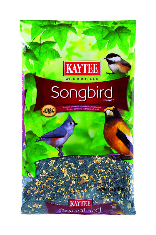Kaytee Songbird Blend Songbird Black Oil Sunflower Seed Wild Bird Food 7 lb, Pack of 6