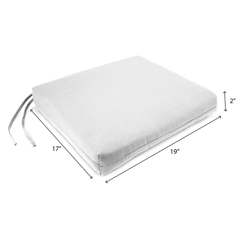 Jordan Manufacturing Multicolored Stripe Polyester Seat Cushion 2 in. H X 17 in. W X 19 in. L, Pack of 5