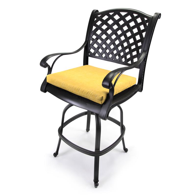 Jordan Manufacturing Yellow Polyester Seat Cushion 2 in. H X 17 in. W X 19 in. L, Pack of 5