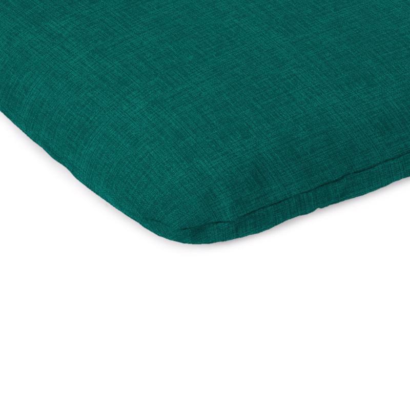Jordan Manufacturing Teal Polyester Chair Cushion 3 in. H X 15 in. W X 18 in. L, Pack of 12