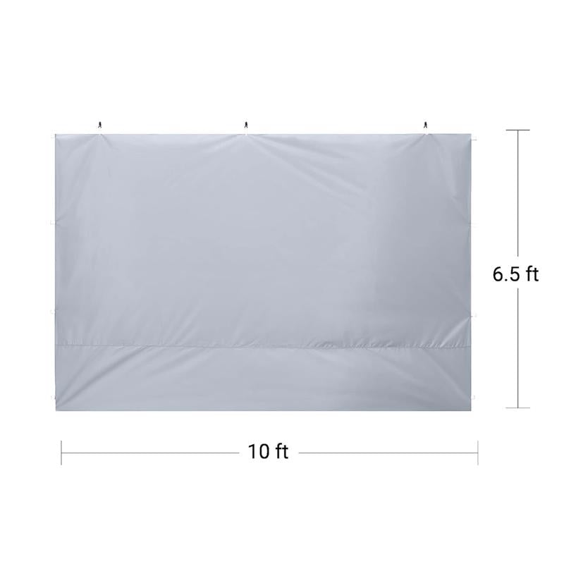 Crown Shade 150D Polyester Pop-Up Tent Sidewall 7 ft. H X 10 ft. W, Pack of 4