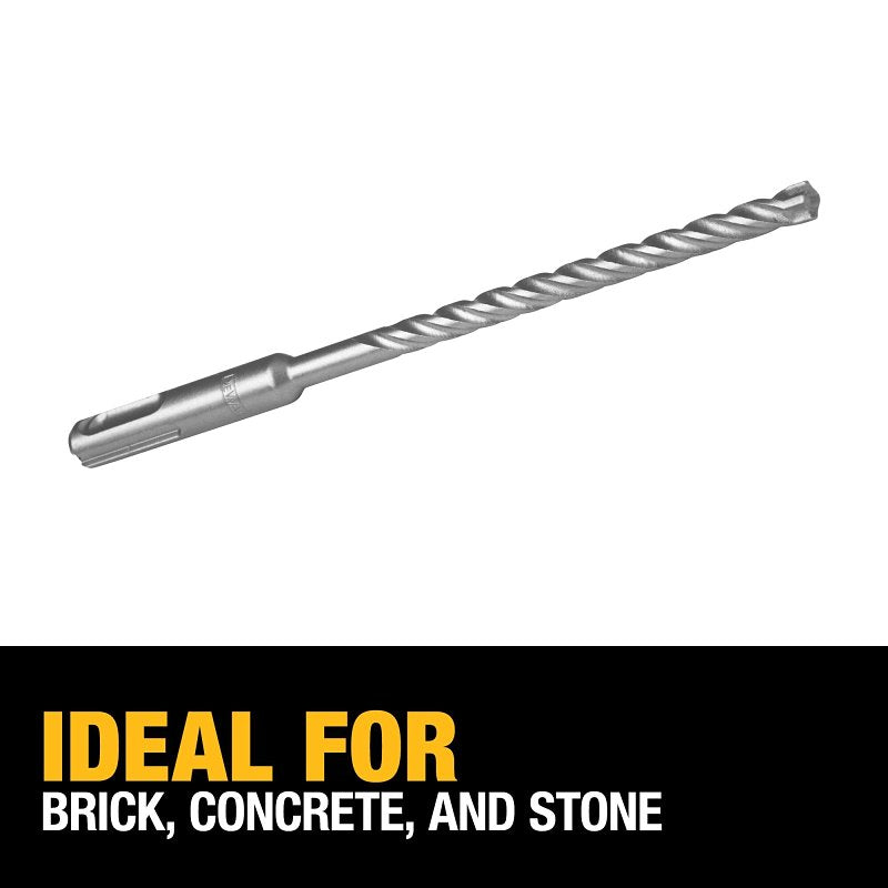 DEWALT HIGH IMPACT CARBIDE Series DW5517 High-Impact Drill Bit, 1/4 in Dia, 6 in OAL, 4-Flute, 25/64 in Dia Shank