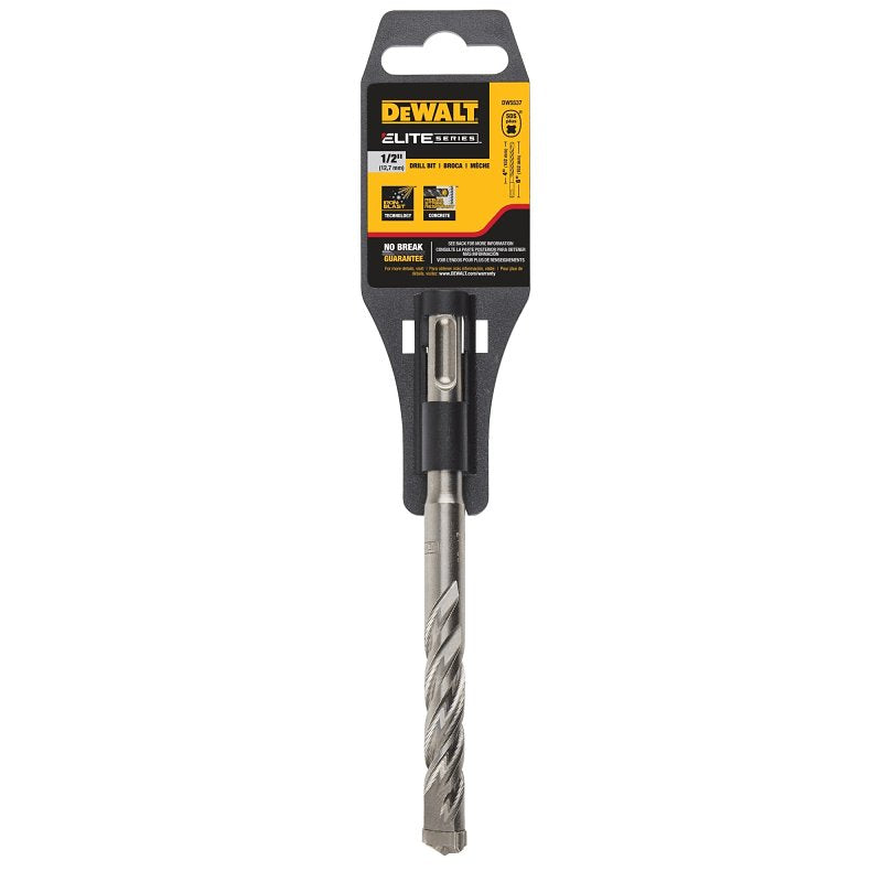 DEWALT DW5537 Drill Bit, 3/16 in Dia, 4-1/2 in OAL, SDS Plus Shank, 4-Flute