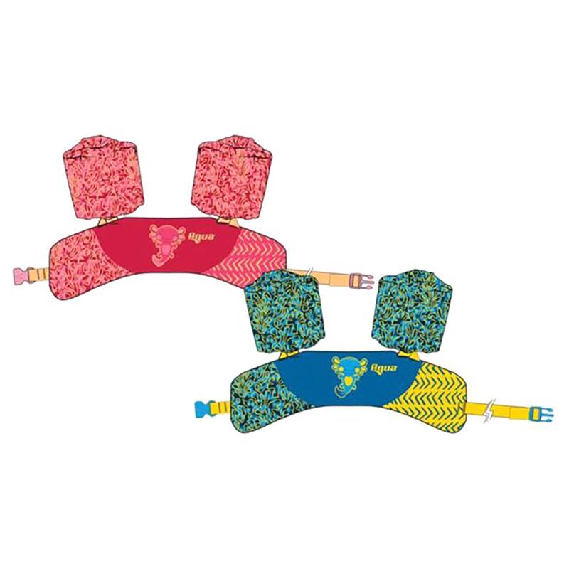 Aqua Swim Tadpole Assorted Fabric/Mesh Swimming Arm Bands, Pack of 4
