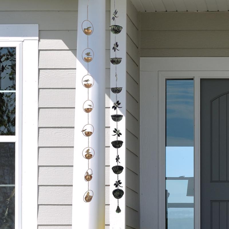 Alpine Assorted Metal 81 in. H Dragonfly or Butterfly Outdoor Decoration
