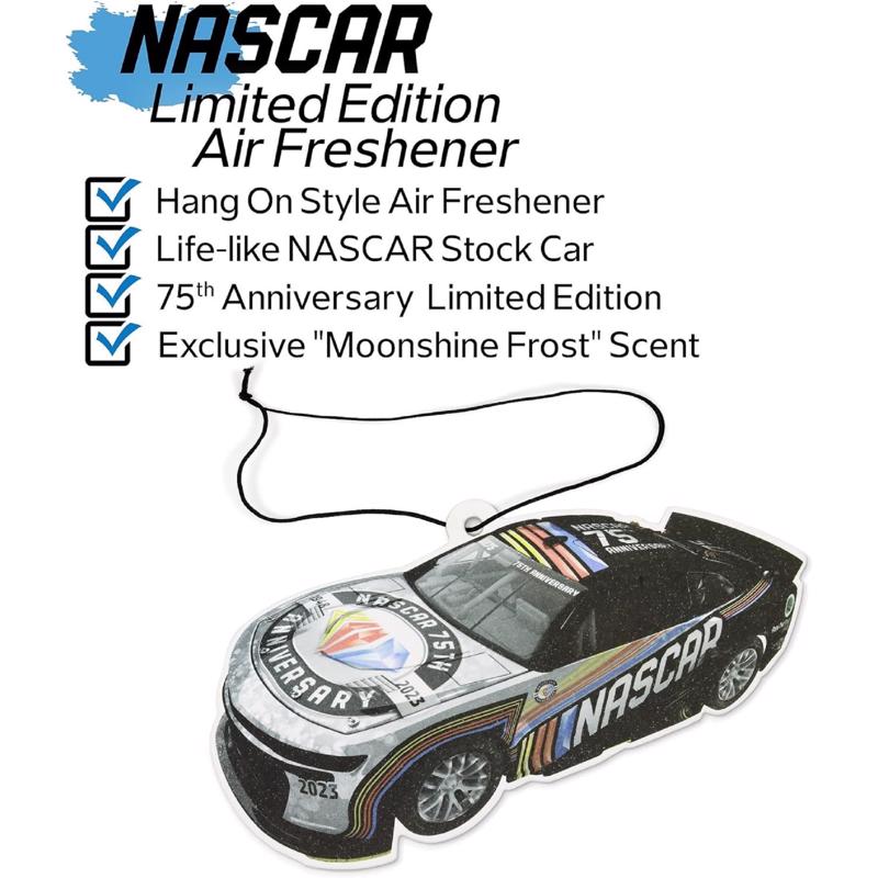 Nascar Moonshine Frost Scent Car Air Freshener Solid 1 pk, Pack of 8