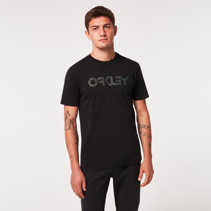 Oakley L Short Sleeve Men's Crew Neck Black and Camo Mark II Tee 2.0 Tee Shirt