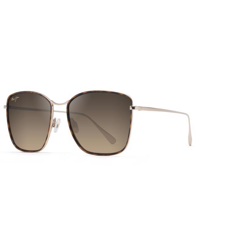Maui Jim Tiger Lily Women's Dark Tortoise W/Gold Frame HCL Bronze Lens Polarized Sunglasses