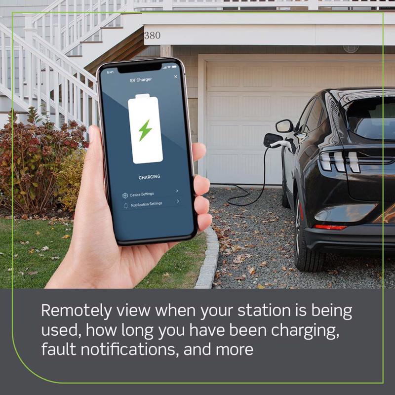 Leviton EV Series 240 48 Level 2 Electric Vehicle Charging Station With Wi-Fi 18