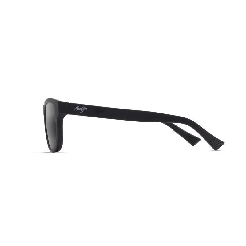 Maui Jim Kapii Unisex Matte Black Frame Neutral Gray Lens Polarized Sunglasses