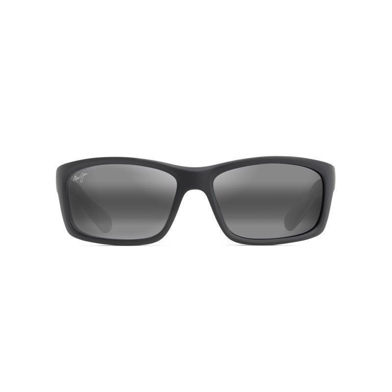 Maui Jim Kanaio Coast Unisex Matte Soft Black/White/Blue Frame Neutral Grey Lens Polarized Sunglasse