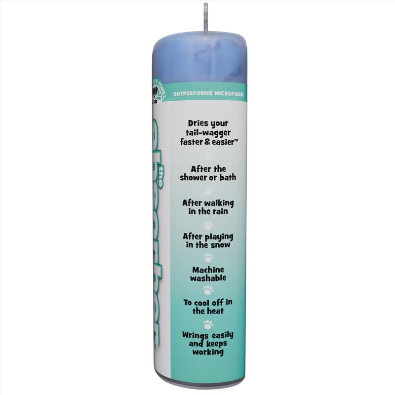 The Absorber Dog Lover's Towel Blue Dog Absorbent Towel 1 pk