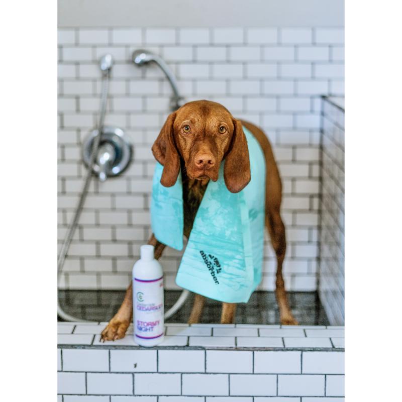 The Absorber Dog Lover's Towel Blue Dog Absorbent Towel 1 pk
