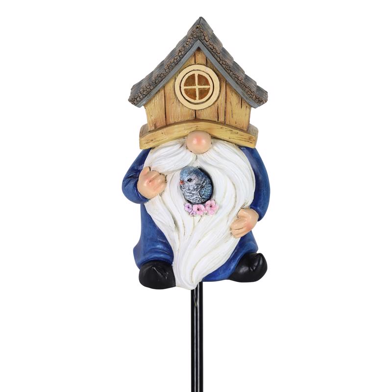 Exhart Assorted Metal/Resin 9 in. H Planter Stake, Pack of 12